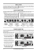 Preview for 4 page of Drawmer TwoPlusTwo Dynamics DSL424 Operator'S Manual