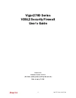 Preview for 3 page of Draytek Vigor2760 User Manual