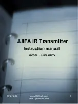 DRC JJIFA-IR4TX Instruction Manual preview