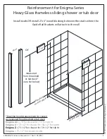 Preview for 4 page of Dreamline ENIGMA-Z SHEN-623448-## Installation Instructions Manual