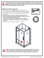 Preview for 3 page of Dreamline QUATRA PLUS Series Installation Instructions Manual