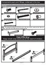 Preview for 2 page of DREAMS AMBER 4FT6 Assembly Instructions Manual