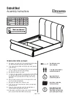 Preview for 1 page of DREAMS Detroit Bed Assembly Instructions Manual