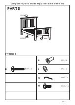 Preview for 2 page of DREAMS FRANCESCA SINGLE BED Assembly Instructions