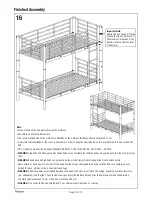 Preview for 12 page of DREAMS Jade Single Bunk Assembly Instructions Manual