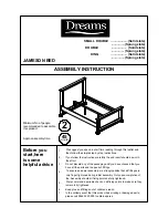 DREAMS JAMESON BED SMALL DOUBLE Assembly Instruction Manual preview