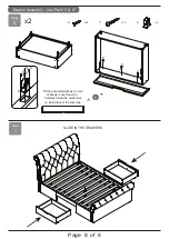 Preview for 8 page of DREAMS LANGFORD STORAGE BED Double Assembly Instructions Manual