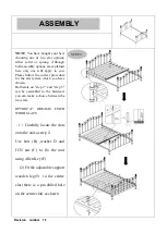 Preview for 4 page of DREAMS Louis Chrome Bed Double Assembly Instructions