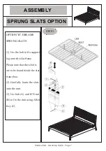 Preview for 7 page of DREAMS Matisse Bed Double Assembly Instructions Manual