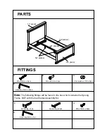 Preview for 2 page of DREAMS SABINA BED Assembly Instruction Manual