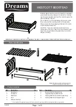 DREAMS WESTCOTT BEDSTEAD Quick Start Manual preview