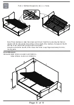 Preview for 9 page of DREAMS WILLIAM OTTOMAN BED 4-0 Assembly Instructions Manual