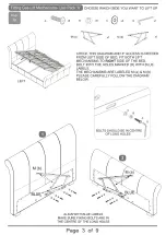 Preview for 3 page of DREAMS Wilson ottoman double Assembly Instructions Manual