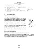 Preview for 7 page of Drija PRISMA ISLA TOUCH 90 User Manual