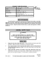 Preview for 2 page of Drill Master 40070 Assembly And Operating Instructions Manual