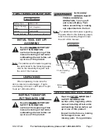 Preview for 7 page of Drill Master 67024 Set Up And Operating Instructions Manual