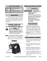 Preview for 5 page of Drill Master 67032 Set Up And Operating Instructions Manual