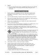 Preview for 5 page of Drill Master DRILL MASTER 96526 Set Up And Operating Instructions Manual