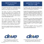 Preview for 5 page of Drive Medical 10216BL-1 Manual