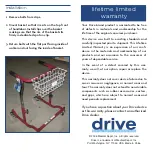 Preview for 2 page of Drive Medical CE 1315 Manual