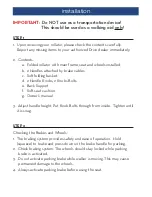 Preview for 3 page of Drive arc lite 102EXL-BL User Manual