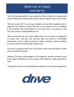 Preview for 7 page of Drive arc lite 102EXL-BL User Manual