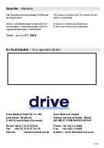 Preview for 11 page of Drive GiGo Operating Instructions Manual