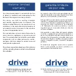 Preview for 5 page of Drive Premuim Series Manual