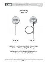 DRUCK & TEMPERATUR Leitenberger LDT 30 Manual preview