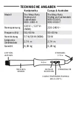 Preview for 50 page of drybar The Wrap Party Curling & Styling Wand 900-1030-4 Operating Instructions  & Safety Manual