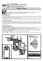 Preview for 1 page of DSC LC-101CAM Series Installation Instructions