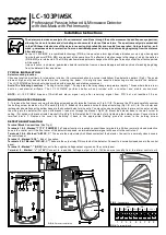 Preview for 1 page of DSC LC-103PIMSK Installation Instructions