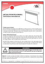 DSPro MotorScreen Installation Instructions Manual preview