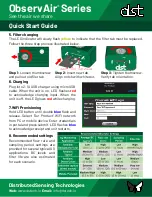 Preview for 2 page of DST ObservAir Series Quick Start Manual