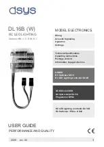 Preview for 1 page of DSYS DL16B User Manual