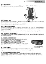 Preview for 8 page of DTS XR 5 WASH User Manual