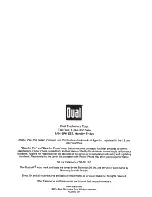 Preview for 29 page of Dual AMBSOOW Installation & Owner'S Manual