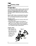 Preview for 2 page of Dual Portable GPS & Battery Cradle Installation & Owner'S Manual