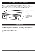 Preview for 3 page of Dualit REG1 Installation And Operating Manual