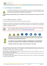 Preview for 14 page of DUALSUN M-60-3BBP Series Installation, Operation And Maintenance Instructions