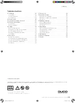 Preview for 205 page of Duco DucoBox Energy 325-1ZH Installation Manual