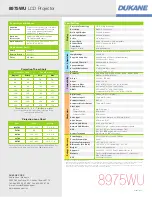 Preview for 4 page of Dukane 8975WU Brochure & Specs