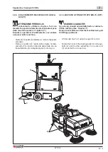 Preview for 31 page of Dulevo elite 90 BK Use And Maintenance