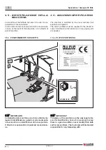 Preview for 38 page of Dulevo elite 90 BK Use And Maintenance