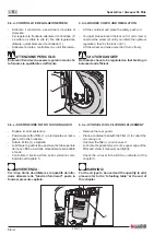 Preview for 120 page of Dulevo elite 90 BK Use And Maintenance