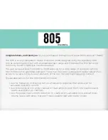 Preview for 2 page of Duncan 805 User Manual