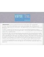 Preview for 2 page of Duncan Vapor Trail User Manual