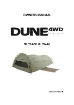 Dune 4WD OUTBACK XL SWAG Owner'S Manual preview