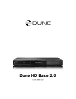 DUNE HD Base 2.0 User Manual preview