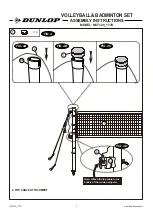 Preview for 4 page of Dunlop NET320-177D Assembly Instructions Manual